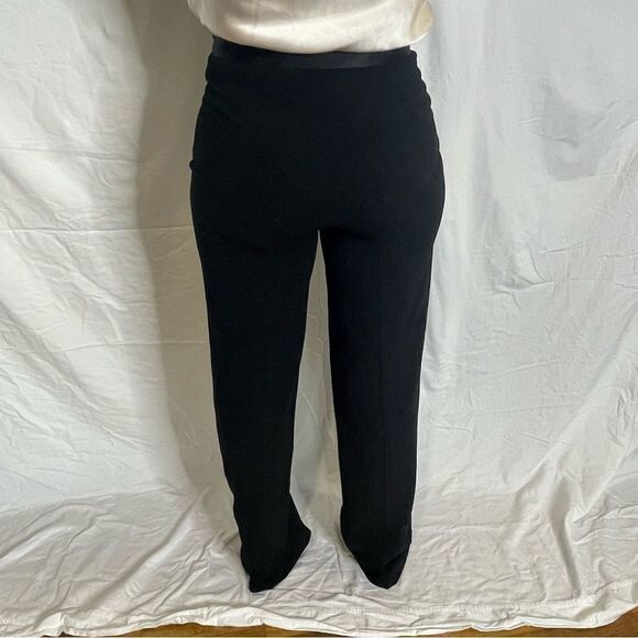 Revolve Donna Karen Silk Waistband Dress Trousers Pants - Picture 7 of 13